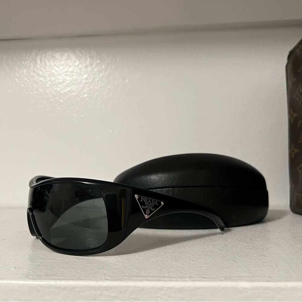Vintage Prada shield sunglasses